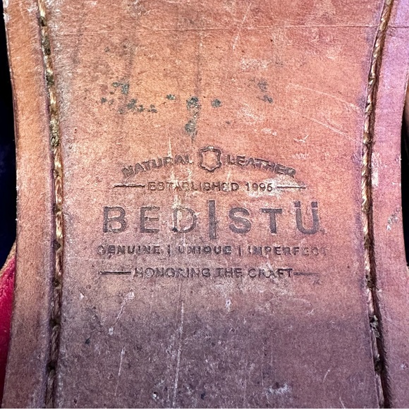 Bed Stu Soto Leather T-Strap Sandals - Picture 10 of 10